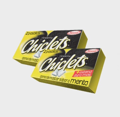 Chiclets Adams Extend Duramas Caja 100 Unidades