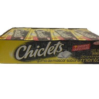 Chiclets Adams Extend Duramas Caja 20 unidades