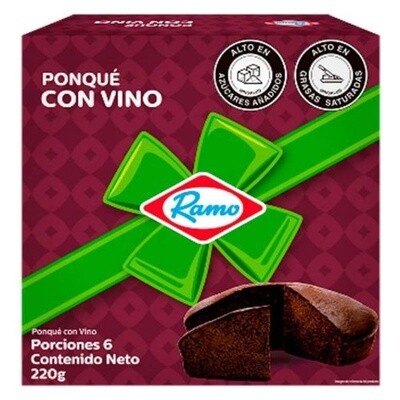 Ponqué Fruta y Vino Felicidad 500g Ramo