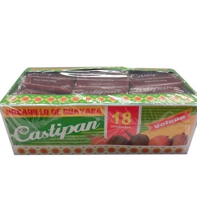 Bocadillo de Guayaba Rojo 18 unidades 650g Castipan