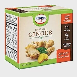 Instant Ginger Tea Unsweetened 70 g Kendel, Flavor: Ginger