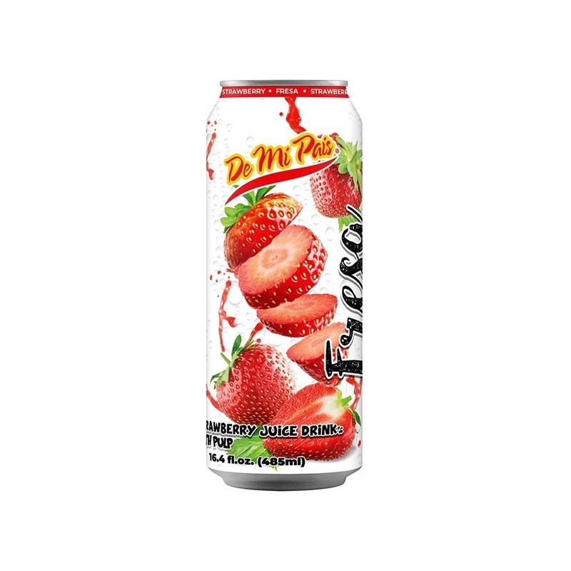 Jugo de Fresa  Con Pulpa 16.57 oz