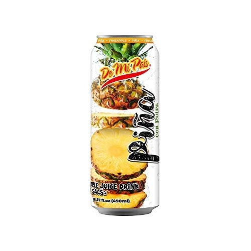 Jugo de Pina Con Pulpa  Lata 16.57 oz