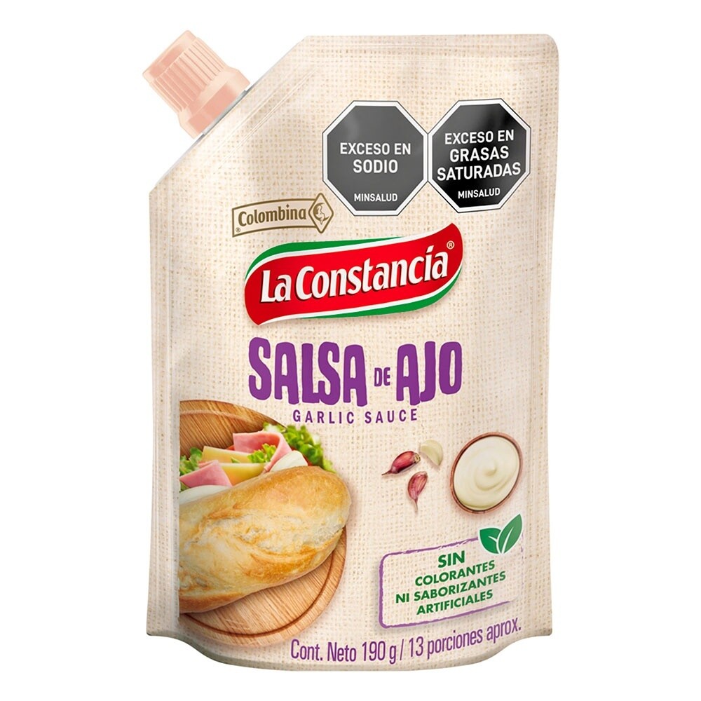 Salsa Ajo 190g La Constancia