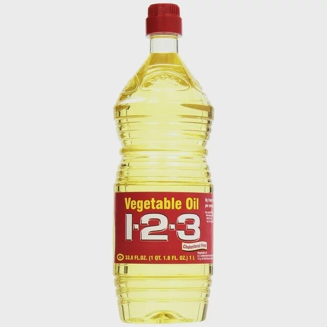Aceite vegetal  1-2-3 500ml