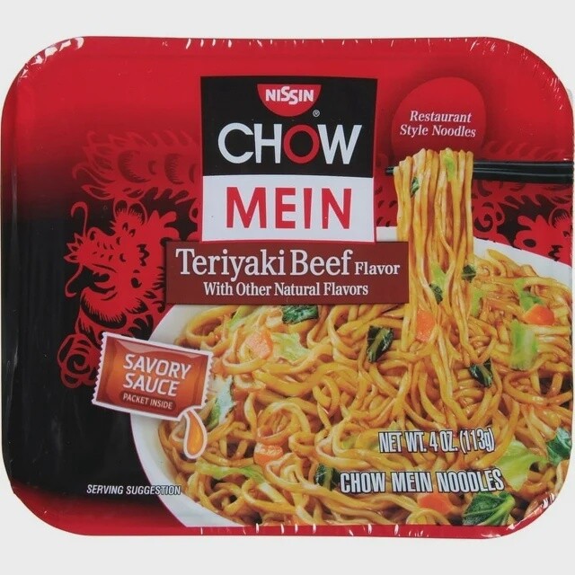 Chow Mein Noodles Teriyaki Beef Flavor 113 g