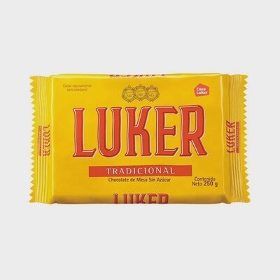 Chocolate Traficional Sin Azúcar 250G Luker