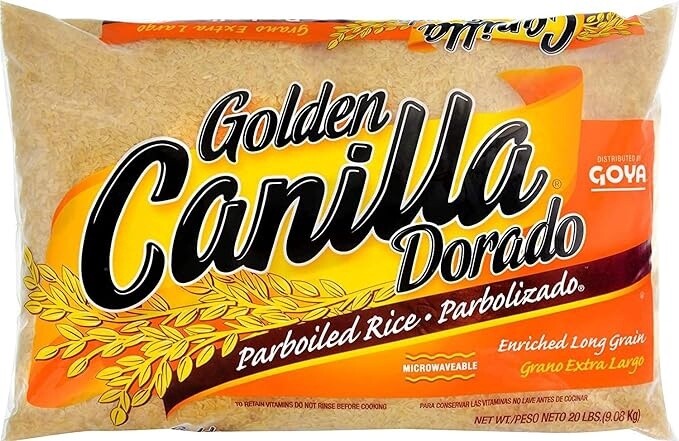 Arroz Golden Canillas Parboiled Rice, Size: 3 lb