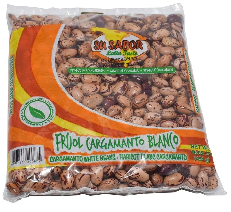 Frijol Cargamanto Blanco 16 oz Su Sabor