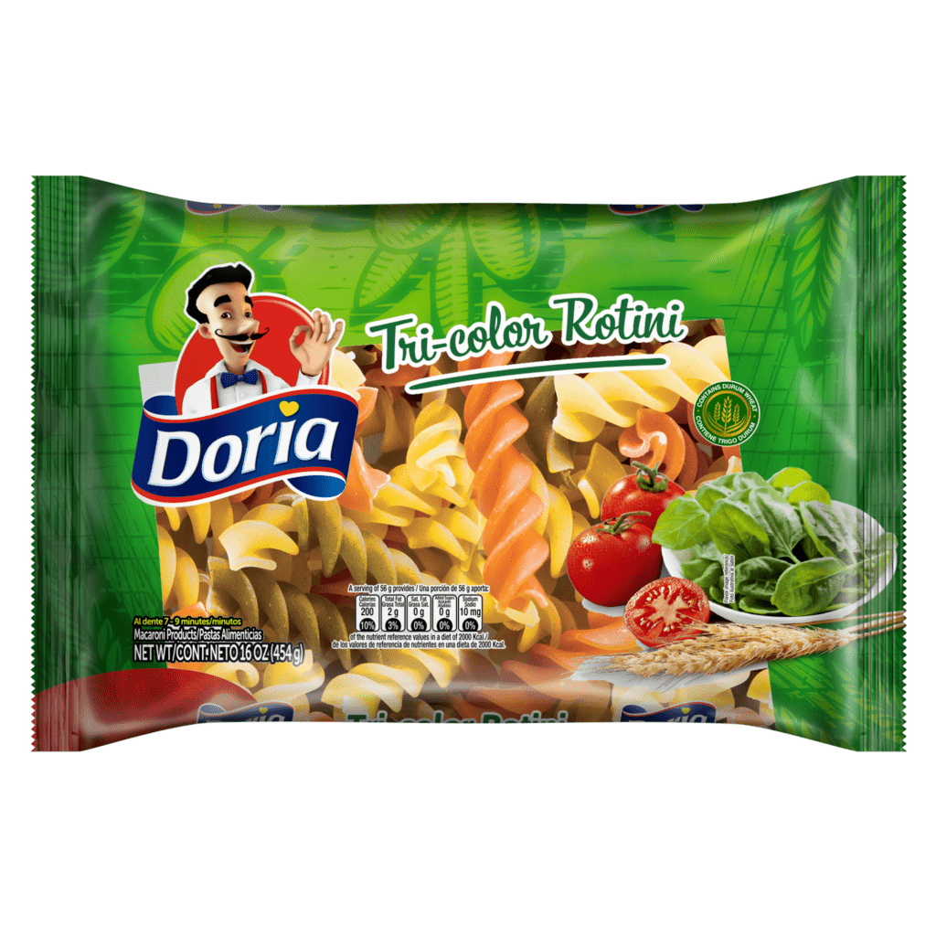 Tri-Color Rotini doria  454g