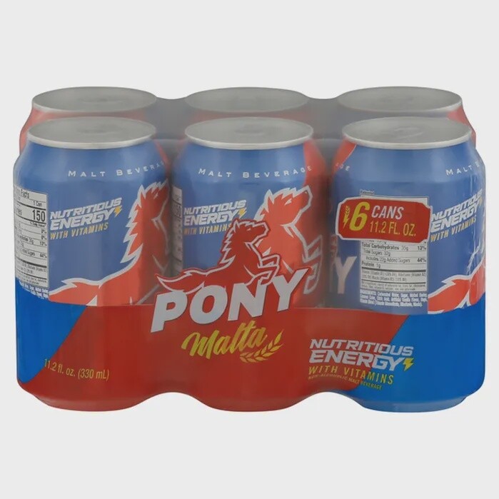 Pony Malta Lata, Size: 6 Pack