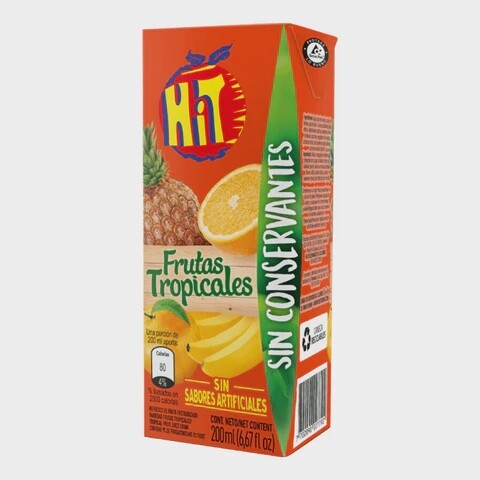 Jugo Hit 1 L, Flavor: Frutas Tropicales