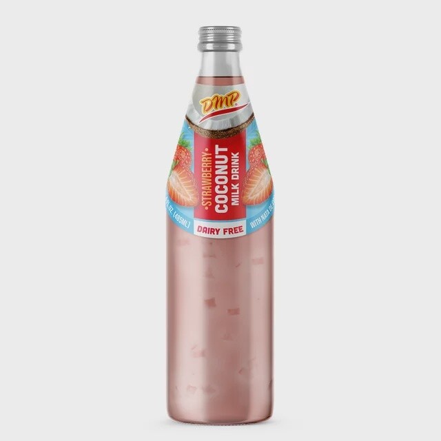 Leche de Coco Botella 16.4 oz, Flavor: Fresa