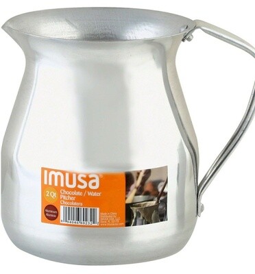 Aluminum Pitcher 2 L / Chocolatera Imusa