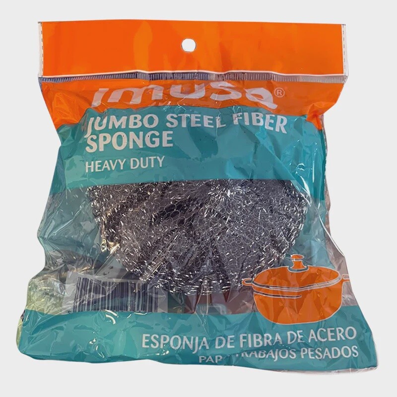 Steel Fiber Scrubber / Esponja de Acero Imusa