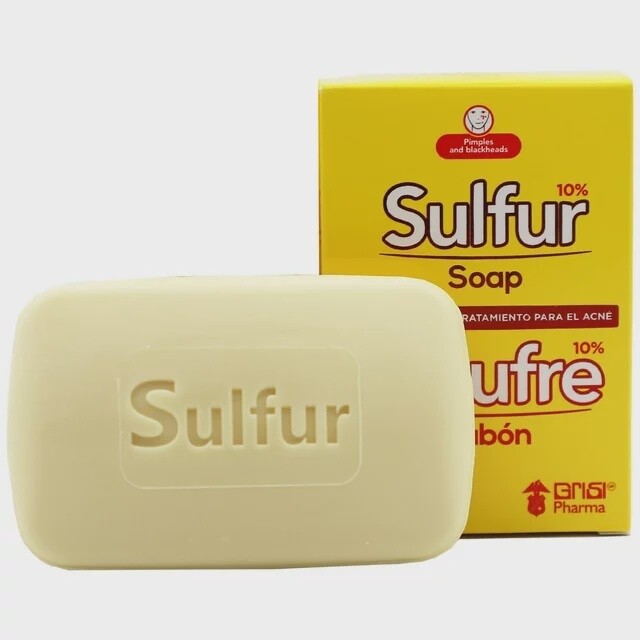 Jabon Azufre / Sulfur Soap 4.4 oz Grisi Pharma