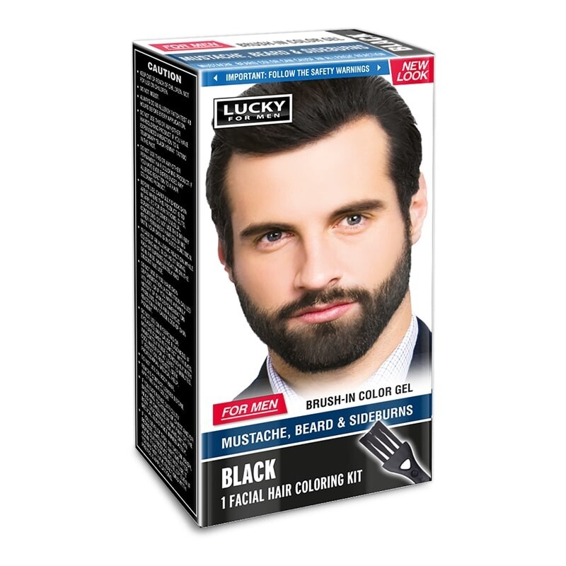Tinte de Barba Hombre / Beard Tint Black Lucky For Men