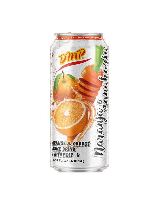 Jugo de naranja &amp; zanahoria con pulpa, DMP 490 ml