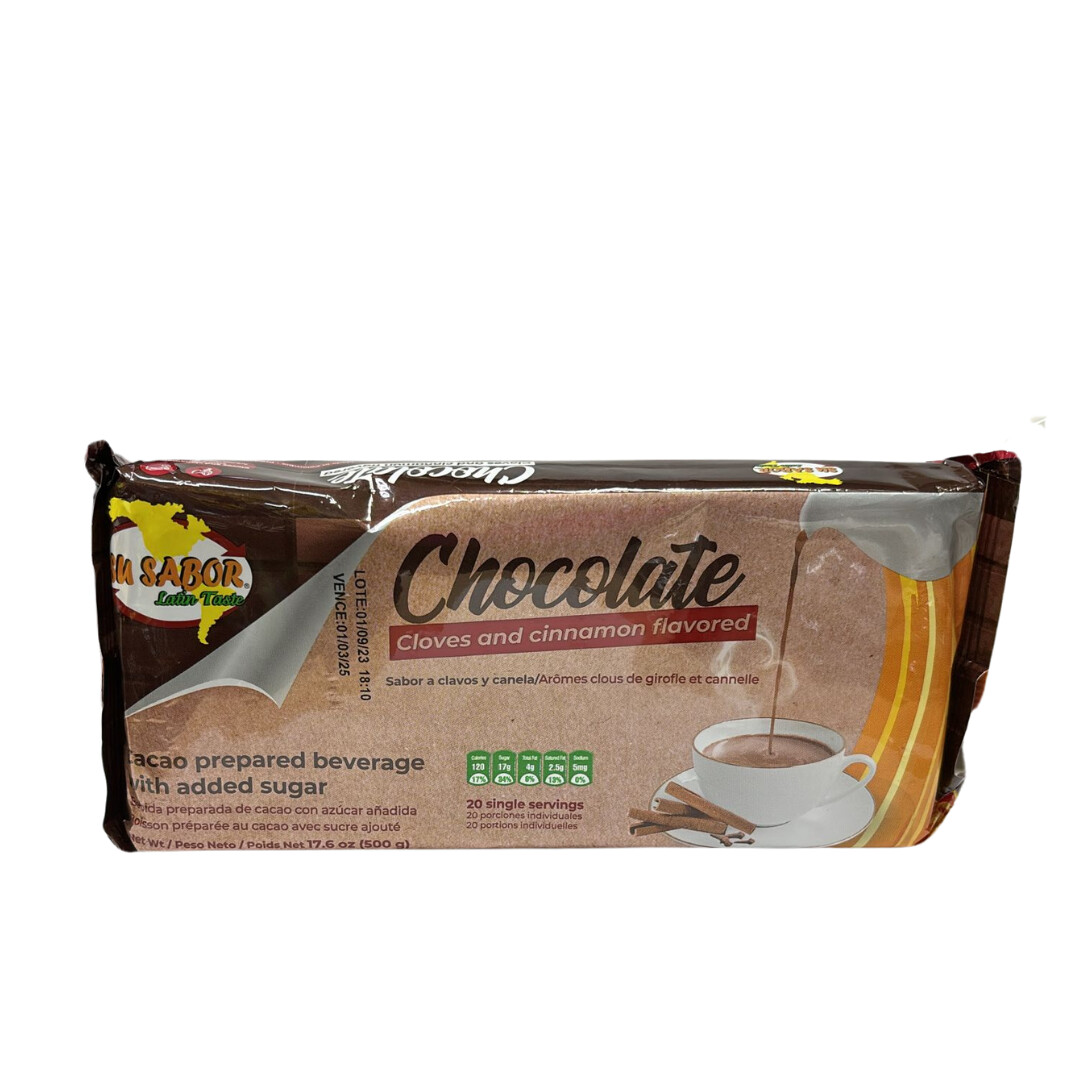 Chocolate Clavos y Canela 500g Su Cabor