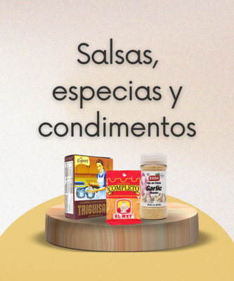 Salsas, Especias Y Condimentos