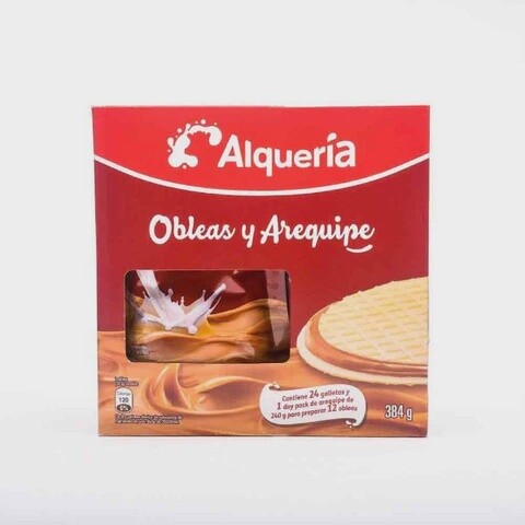 Obleas y Arequipe 8 porciones 336 g Alqueria