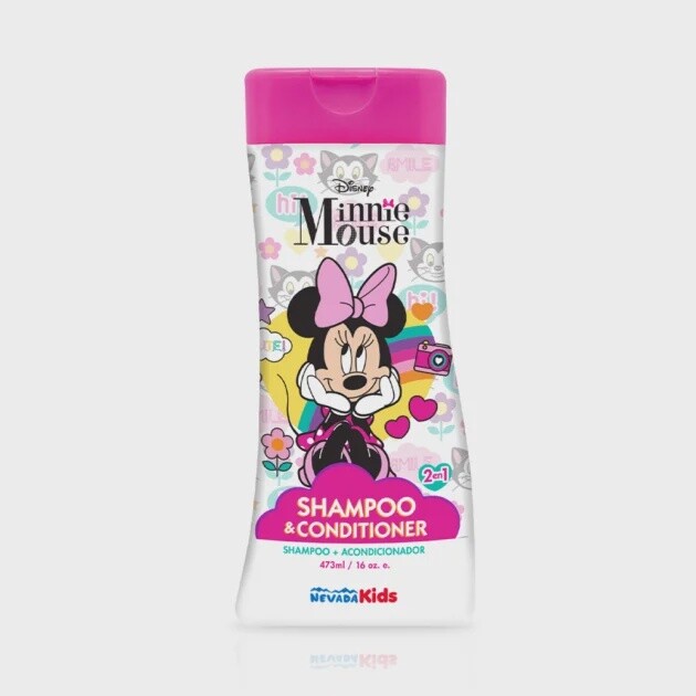 Shampoo &amp; Acondicionador Disney 16 oz Nevada Kids, Fragance: Minnie Mouse