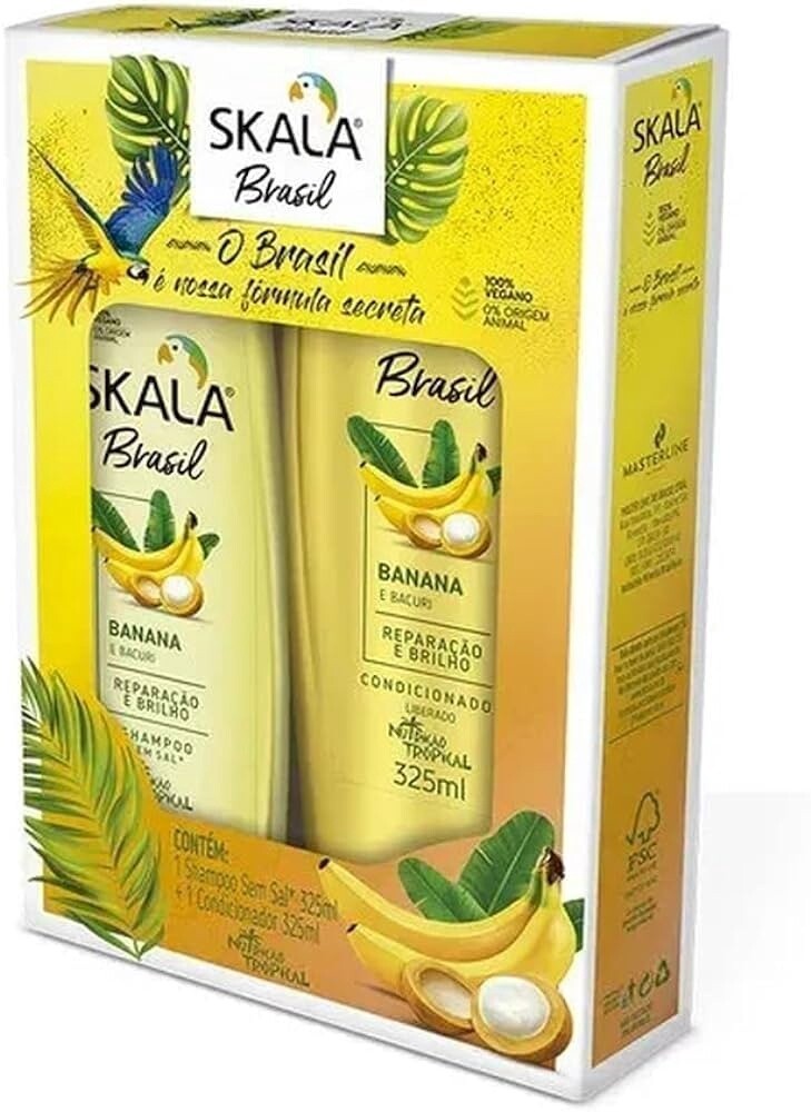 Shampoo &amp; Acondicionador 325 ml SKALA, Colour: Banana e Bacuri