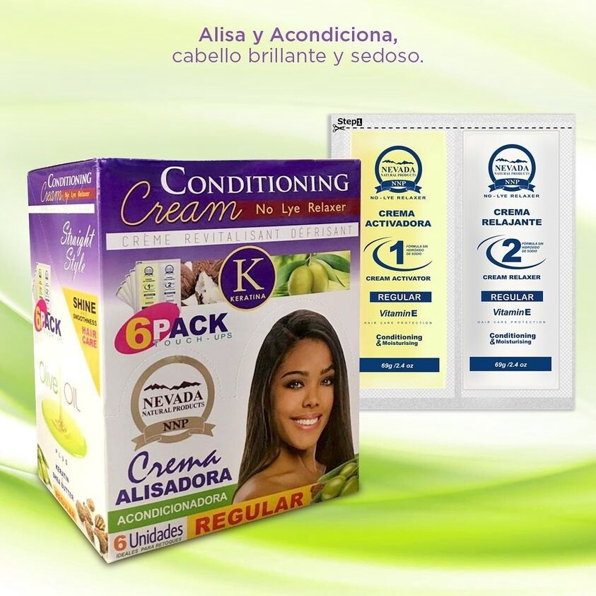 Crema Alisadora con Vitamin E 69 g, Material: Regular