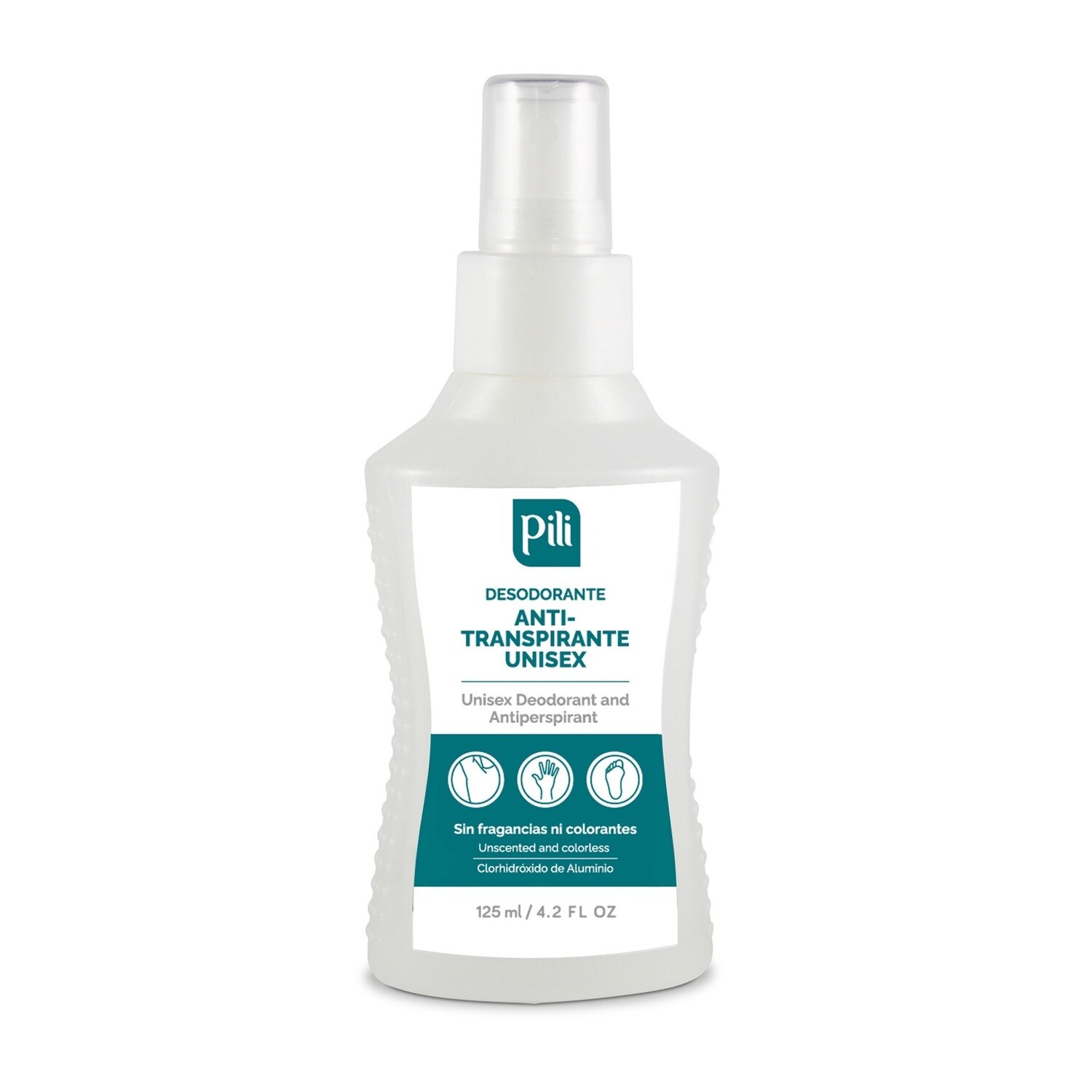 Desodorante Antitraspirante Unisex 125ml Pili