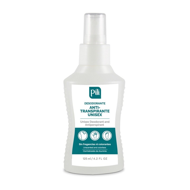 Desodorante Antitraspirante Unisex 125ml Pili