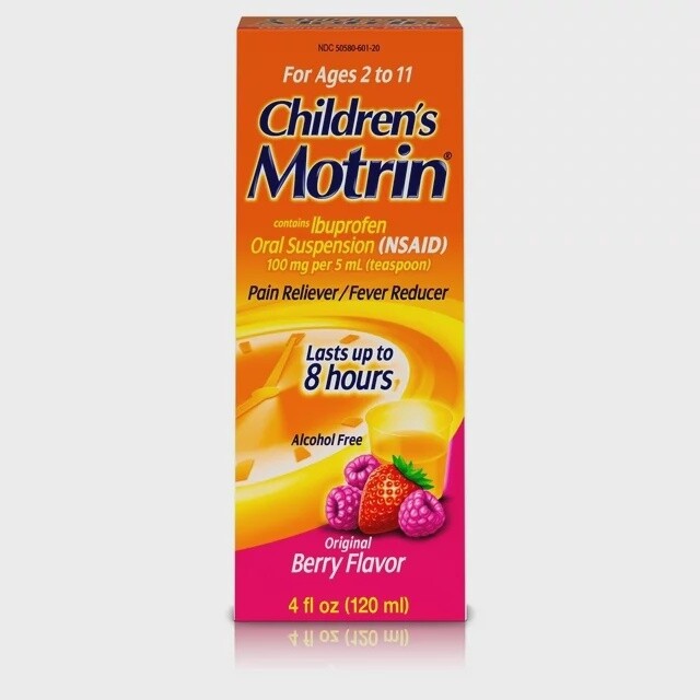 Children&#39;s Motrin  Ages 2-11 Years 4oz