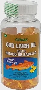 Cod liver Oil 50 softgels Germa Products