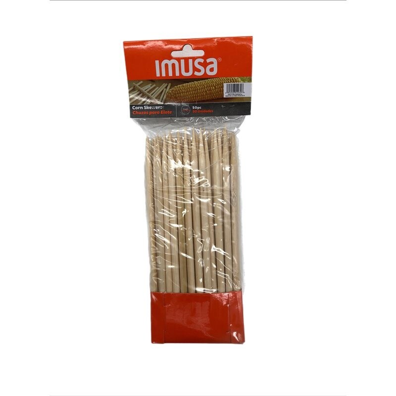 Corn Skewers 50 pcs / Chuzos para Elote Imusa