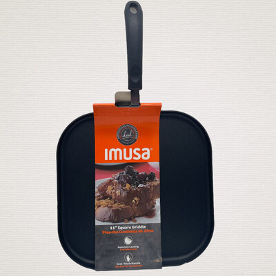 Square Griddle 11&quot; / Plancha Cuadrada Imusa