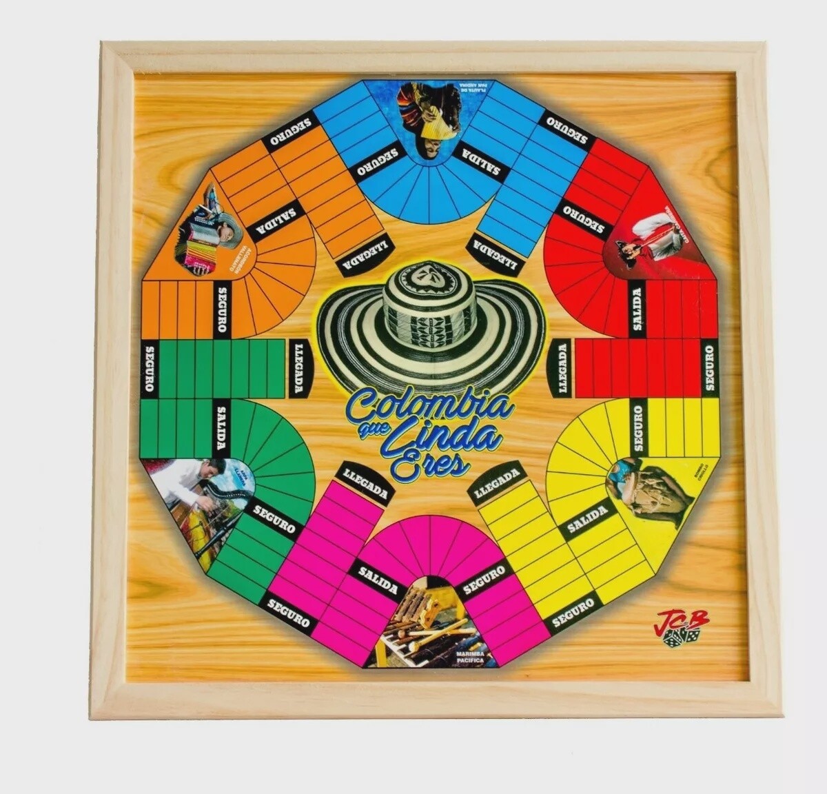 Parques Grande  Doble Cara Madera 4 y 6 Puestos