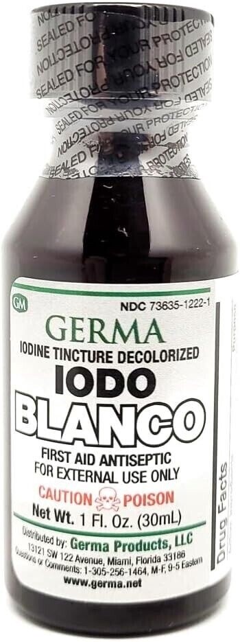 Iodo Blanco 1 oz