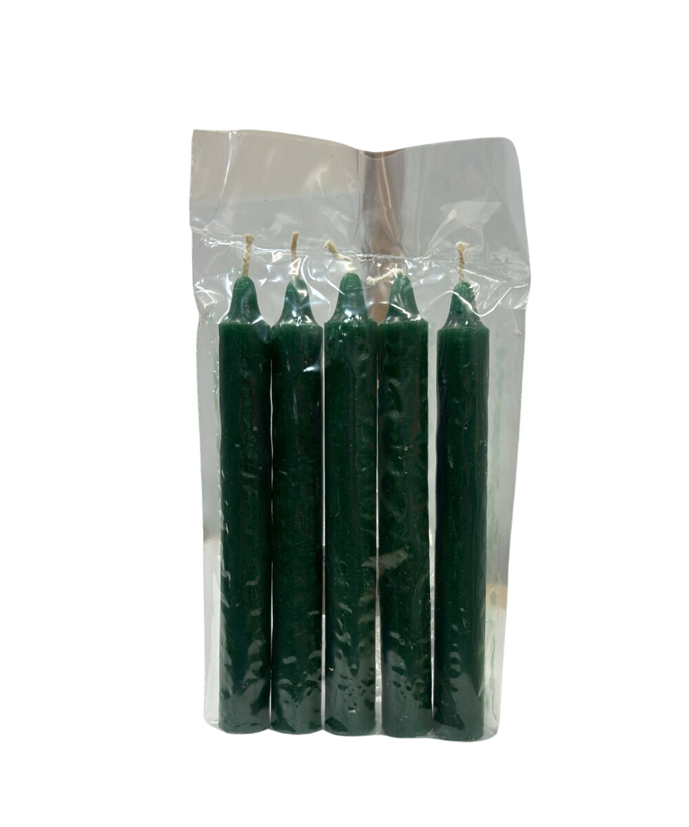 Velas 6&quot; Zafiro 5 Unidades