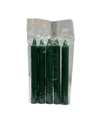 Velas 6&quot; Zafiro 5 Unidades