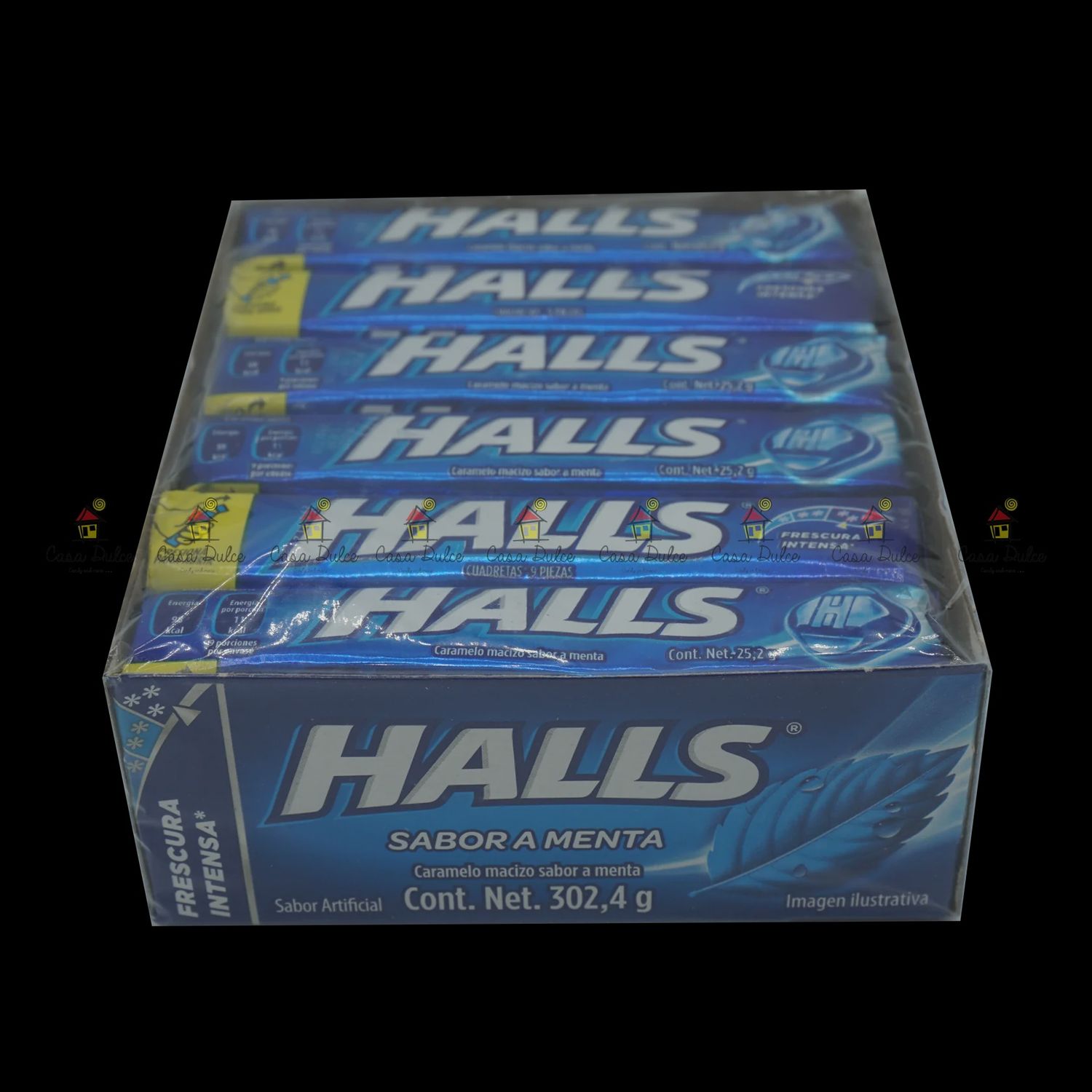 Halls Azul Mentol, Size: 21 Unidades