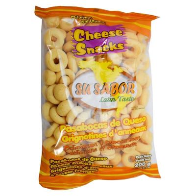 Pasabocas de Queso Cheese Snacks 200 g Su Sabor