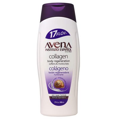 Loción reparadora humectante Colágeno, AVENA, 500 ml