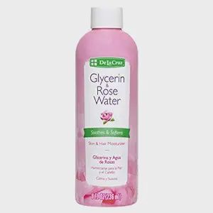 Glicerina &amp; Agua De Rosas 8 oz De La Cruz