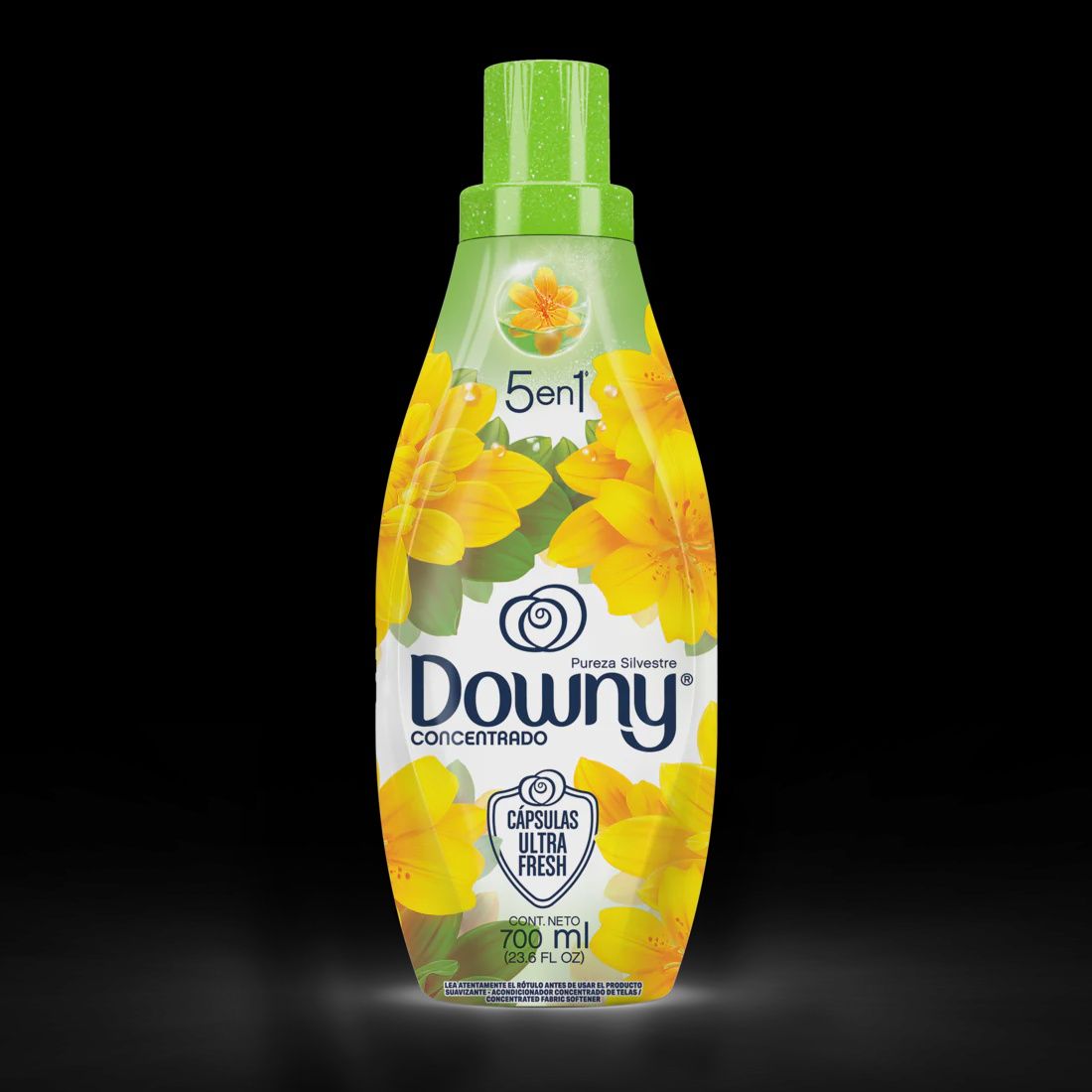 Downy 5en1 concentrado 800 ml, Fragance: Pureza Silvestre