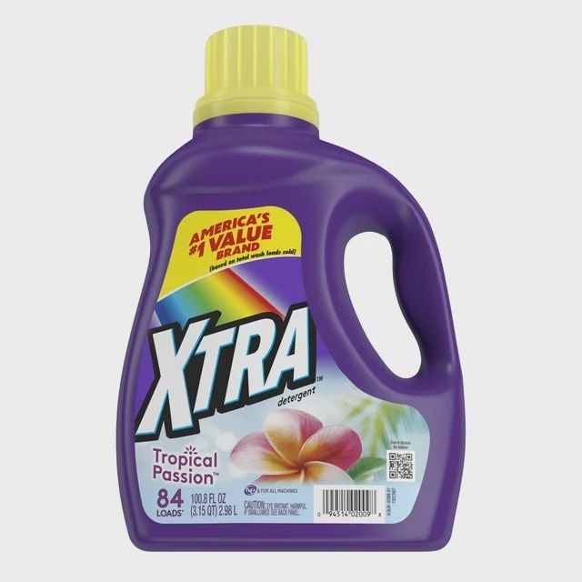 Detergente Liquido XTRA 57.6 oz, Flavor: Tropical Passion
