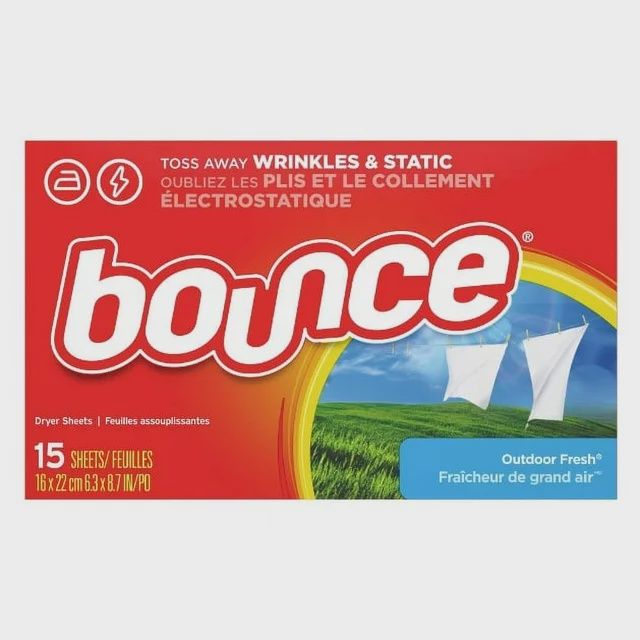 Bounce outdoor Fresh, 15 dryer sheets