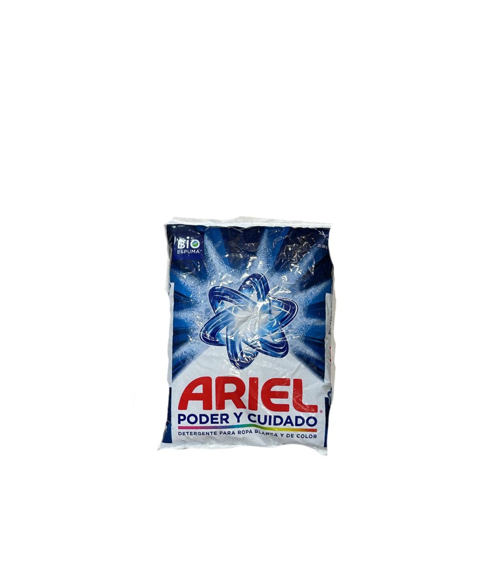 Detergente Ariel doble acción, bolsa 500 g