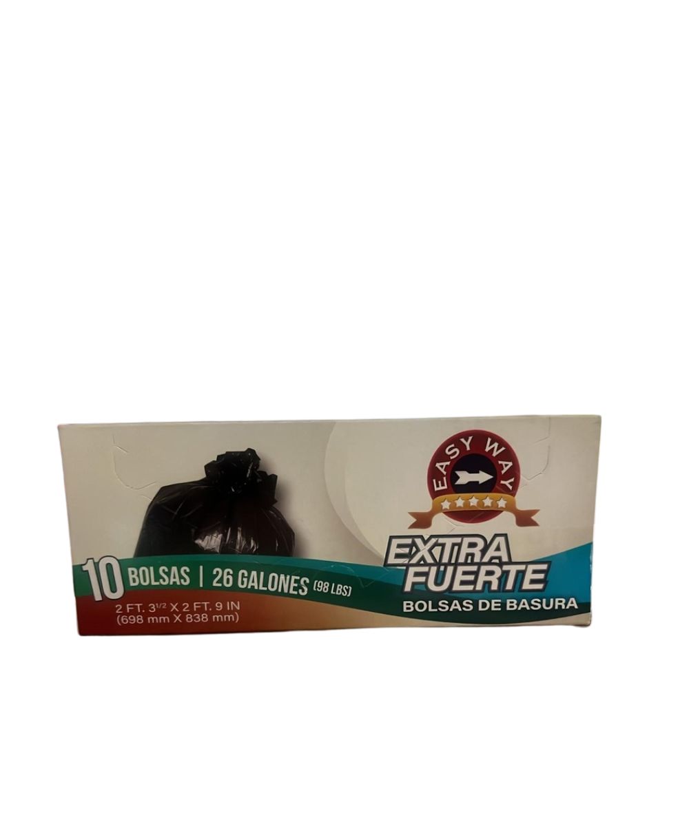 Bolsas de Basura Extra Fuerte 26 galones