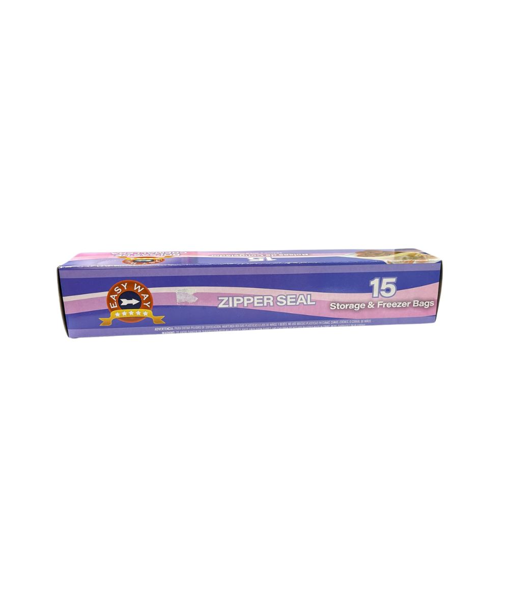 Bolsas de Congelador con Cremallera 15 bolsas
