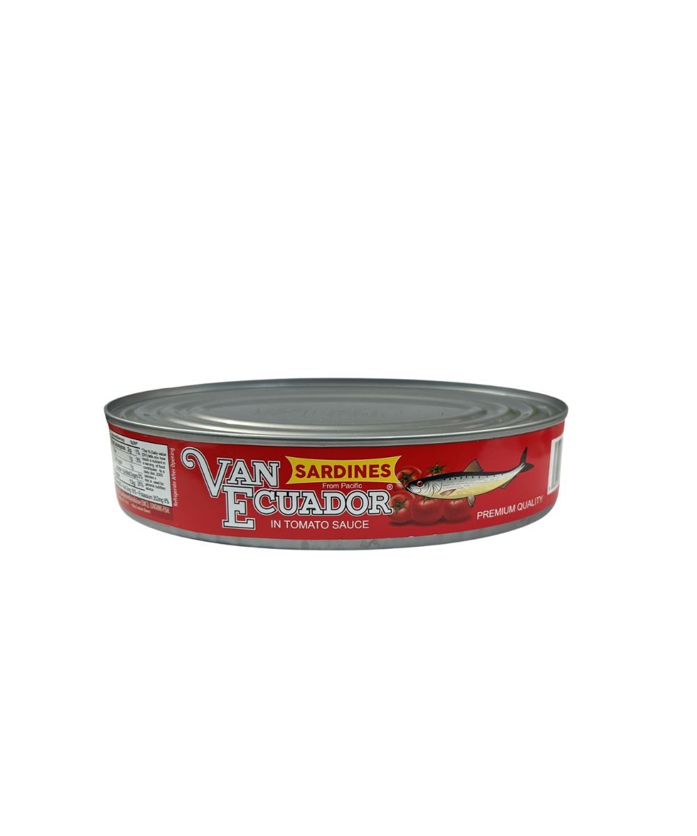 Sardines 425g Van Ecuador, Flavor: Tomato Sauce
