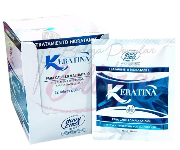 Tratamiento Hidratante Keratina 30 ml Duvy Class